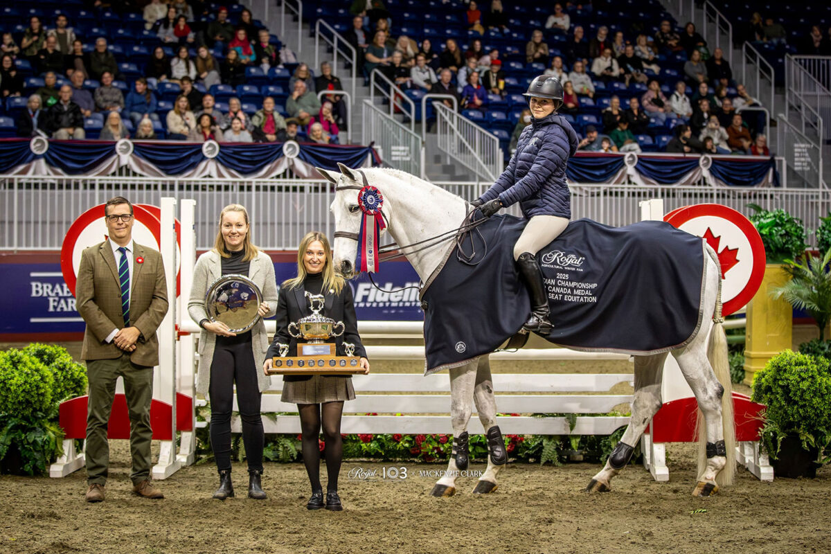 Mathilde Mackenzie Mathilde Candele Wins the Jump Canada Medal Final - Equestrian Canada